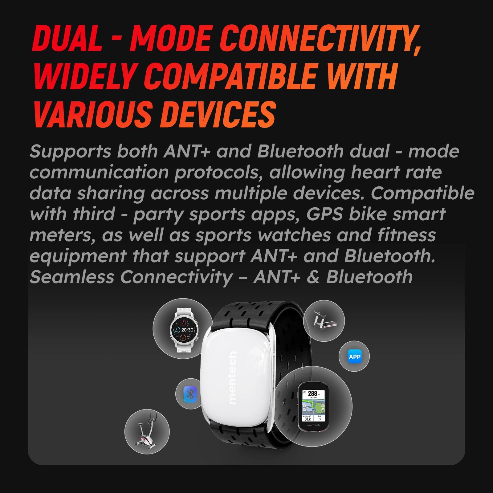 Mentech Passion HRM01 Heart Rate Armband